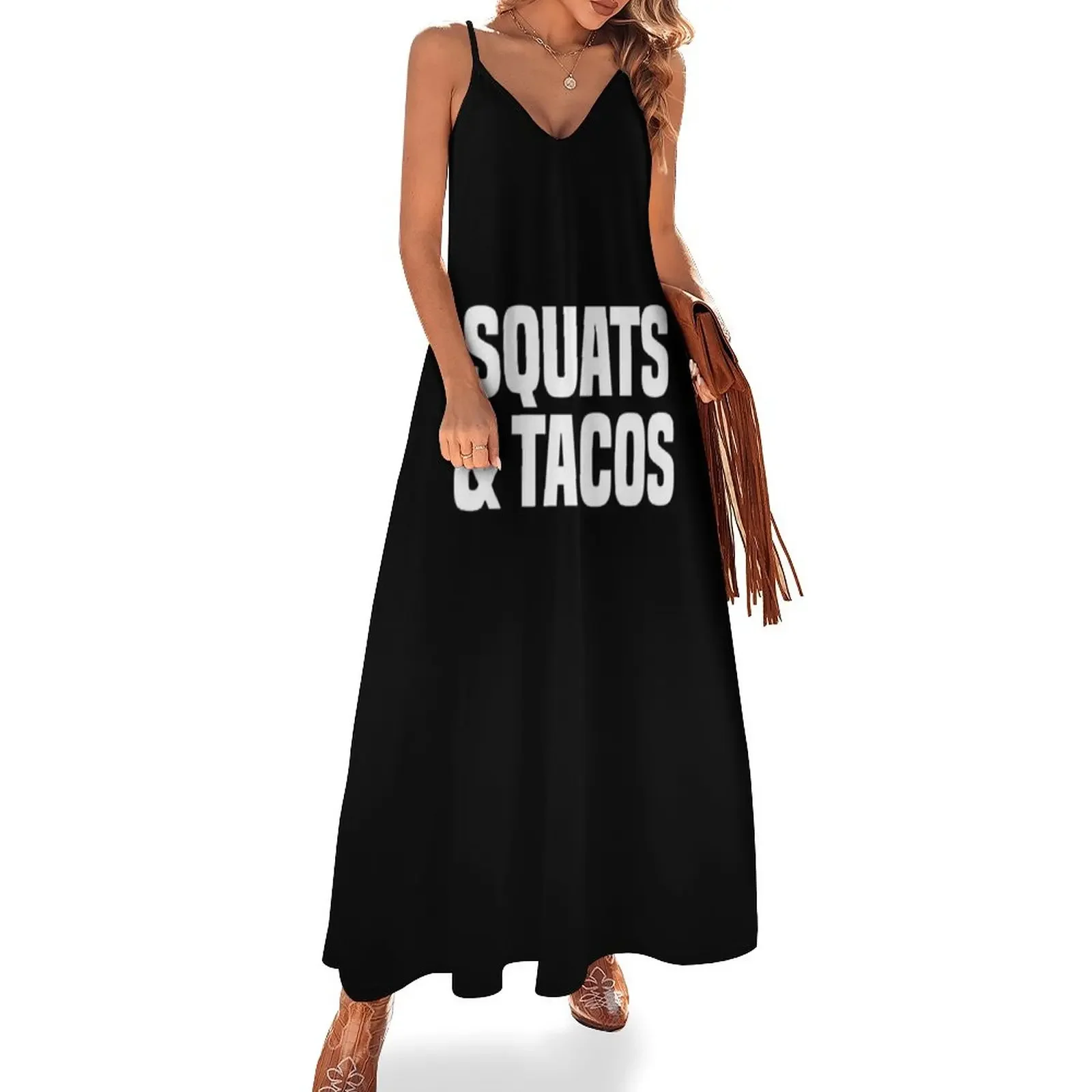 Squats And Tacos - Funny Taco Workout Shirt - Powerlifting Sleeveless Dress dresses ladies 2025 summer summer women's suit
Squats And Tacos - Funny Taco Workout Shirt - Powerlifting Sleeveless Dress dresses ladies 2025 summer summer women's suit