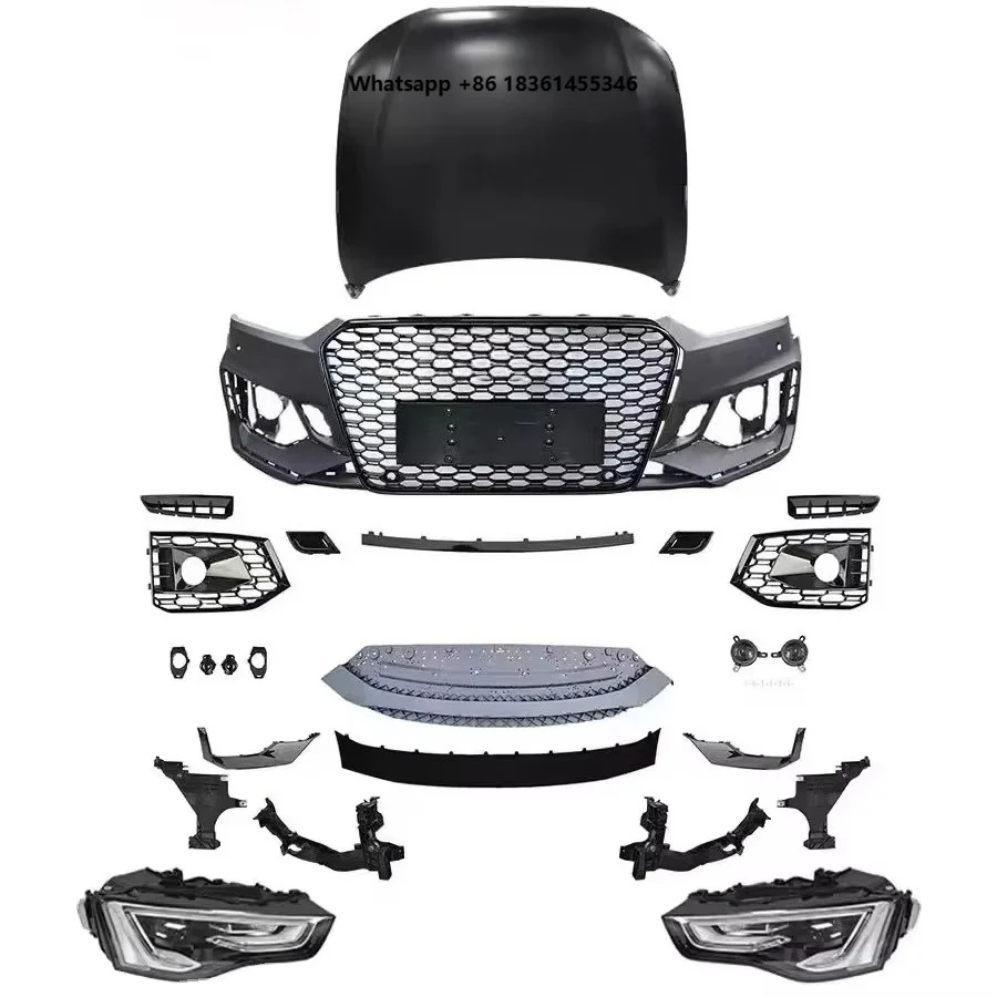For A5 Upgraded to RS5 with Bolt-On Luxury Assembly STLF New High Quality Front Bumper Body Kit
For A5 Upgraded to RS5 with Bolt-On Luxury Assembly STLF New High Quality Front Bumper Body Kit