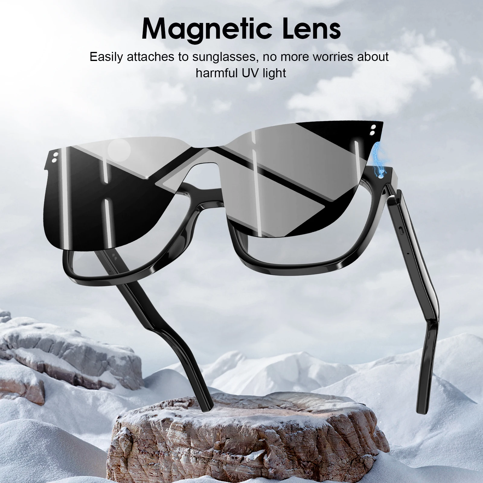FOR Xiaomi M10 ProA Bluetooth Smart Glasses Interchangeable Lenses Magnetic Sunglasses Anti-blue Light UV Protection Sunglasses
FOR Xiaomi M10 ProA Bluetooth Smart Glasses Interchangeable Lenses Magnetic Sunglasses Anti-blue Light UV Protection Sunglasses