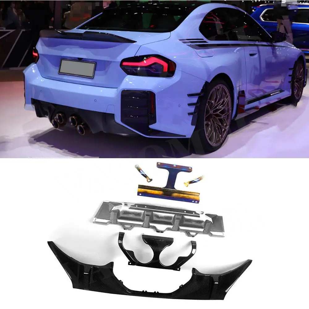 VACOMUL for BMW 2 Series M2 G87 2 Door 2023+ Dry Carbon Rear Lip Spoiler Diffuser+Exhaust Baffle Alloy Insulation Board+Bracket
VACOMUL for BMW 2 Series M2 G87 2 Door 2023+ Dry Carbon Rear Lip Spoiler Diffuser+Exhaust Baffle Alloy Insulation Board+Bracket