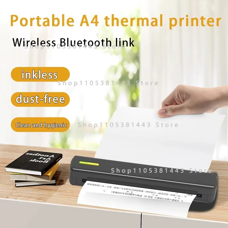 C80 A4 Portable Printer Wireless 200/300DPI Mini Inkless Printer Hot Bluetooth Printer for Android and IOS Smartphones
C80 A4 Portable Printer Wireless 200/300DPI Mini Inkless Printer Hot Bluetooth Printer for Android and IOS Smartphones