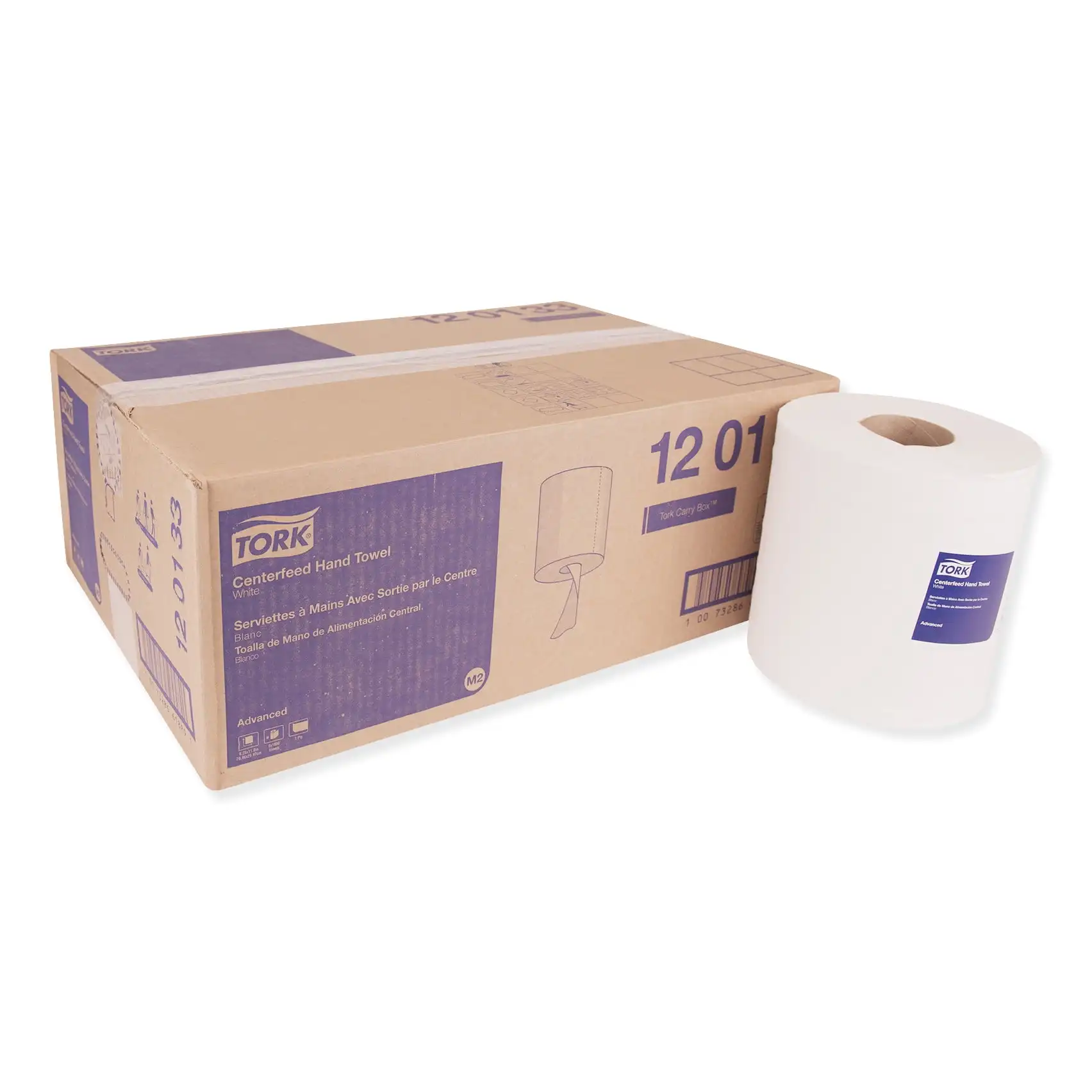 Advanced Centerfeed Hand Towel, 1-Ply, 8.25 X 11.8, White, 1000/Roll, 6/Carton -Trk 120133
Advanced Centerfeed Hand Towel, 1-Ply, 8.25 X 11.8, White, 1000/Roll, 6/Carton -Trk 120133