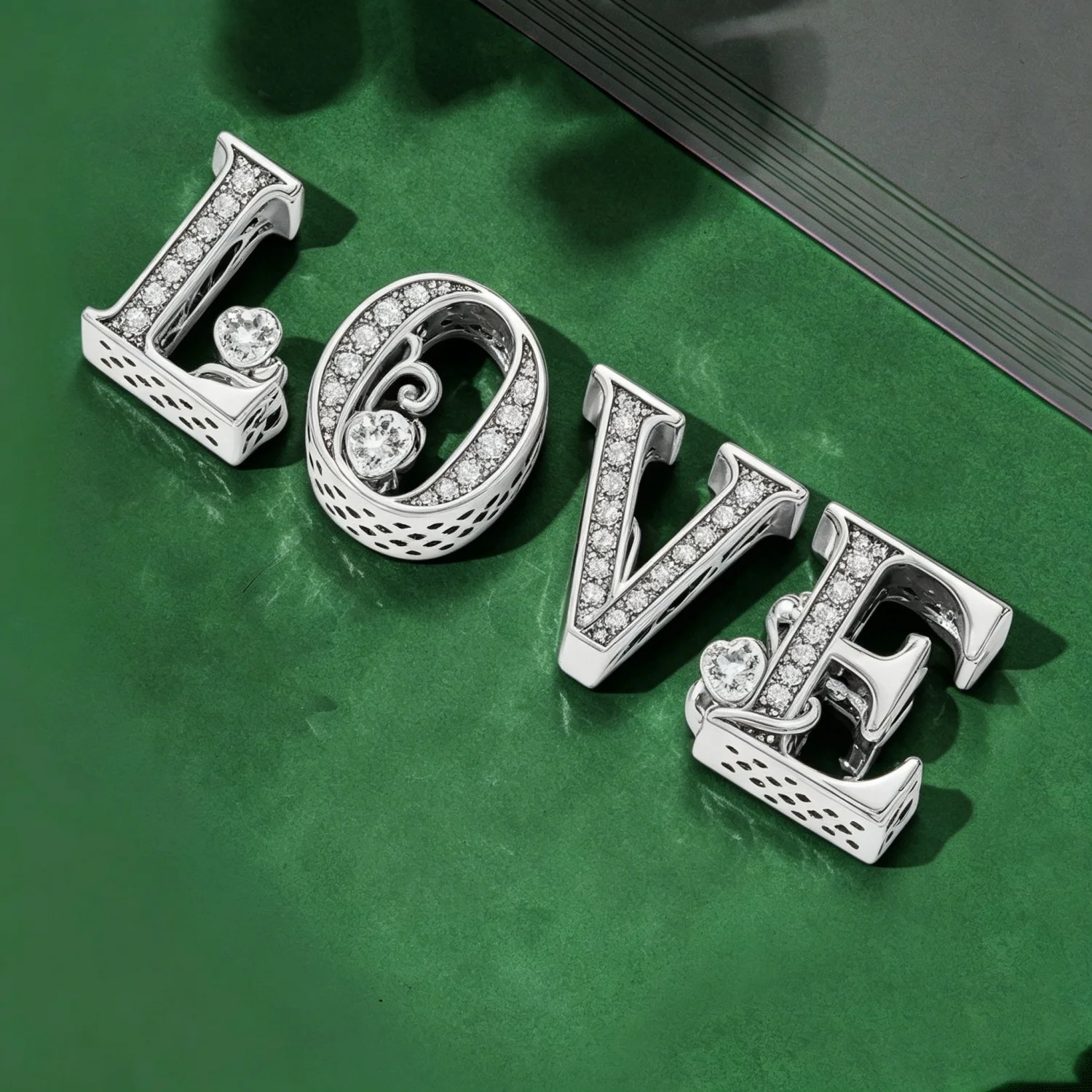 MISEFF S925 Sterling Silver Bead A-Z 26 Letter Scroll Pattern Beads Initial Alphabe Letter Beads For Bracelet DIY Jewelry Making
MISEFF S925 Sterling Silver Bead A-Z 26 Letter Scroll Pattern Beads Initial Alphabe Letter Beads For Bracelet DIY Jewelry Making