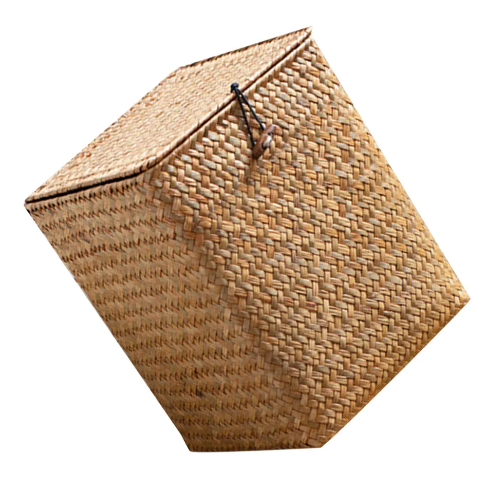 Basket Handmade Seagrass Box for Cosmetics Bedroom Organization Decorative Container Household Woven Storage Box Rustic
Basket Handmade Seagrass Box for Cosmetics Bedroom Organization Decorative Container Household Woven Storage Box Rustic