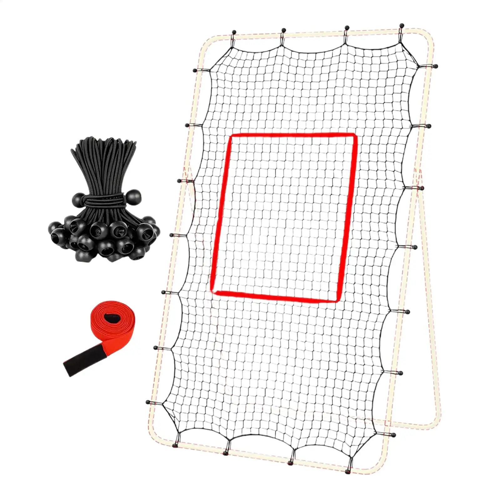 Volleyball Net Rebounder Fit 7 x 4Ft Frame 1.5in Mesh Adjustable Catcher Rebounder Volleyball Net With 28 Elastic Ropes
Volleyball Net Rebounder Fit 7 x 4Ft Frame 1.5in Mesh Adjustable Catcher Rebounder Volleyball Net With 28 Elastic Ropes