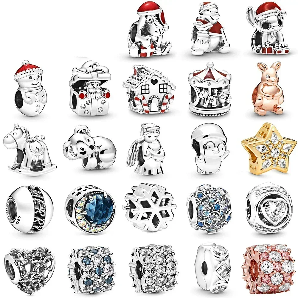 NEW 2019 100% 925 Sterling Silver Winter Christmas Series Rose Gold Cute Animal Charm Fit DIY Original Bracelet Jewelry Gift
NEW 2019 100% 925 Sterling Silver Winter Christmas Series Rose Gold Cute Animal Charm Fit DIY Original Bracelet Jewelry Gift