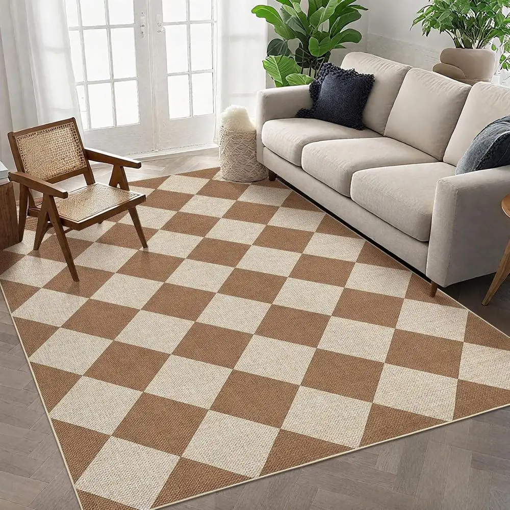 Stain-Resistant, Washable 5x7 Jute Rug with Non-Slip Backing for Indoor or Outdoor Use, Suitable for Living Room, Dining Room, o
Stain-Resistant, Washable 5x7 Jute Rug with Non-Slip Backing for Indoor or Outdoor Use, Suitable for Living Room, Dining Room, o
