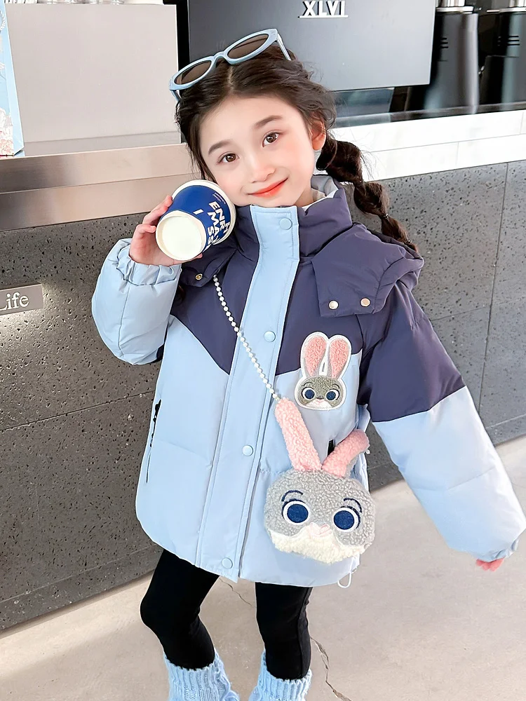 Judy Hopps Cartoon Hooded Cotton-padded Clothes for Girls Winter New Splicing Good-looking Long Sleeve Coats Fashion Zipper Tops
Judy Hopps Cartoon Hooded Cotton-padded Clothes for Girls Winter New Splicing Good-looking Long Sleeve Coats Fashion Zipper Tops