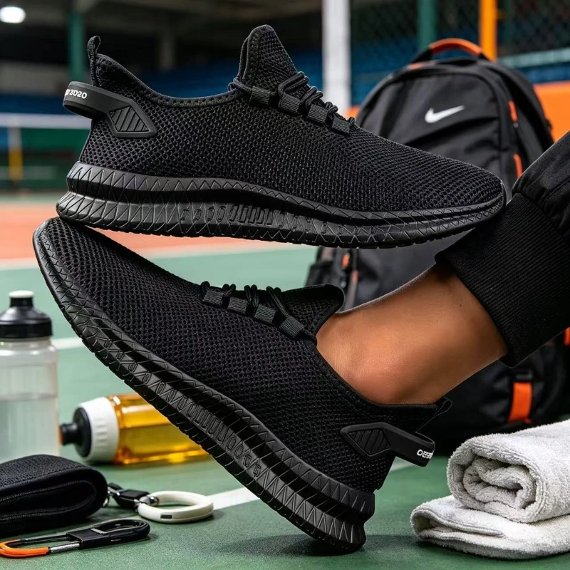 Mens Running Breathable Lightweight Sneakers Men Casual Sports Shoes Anti Slip Walking Shoes Comfortable Gym Training Shoes
Mens Running Breathable Lightweight Sneakers Men Casual Sports Shoes Anti Slip Walking Shoes Comfortable Gym Training Shoes