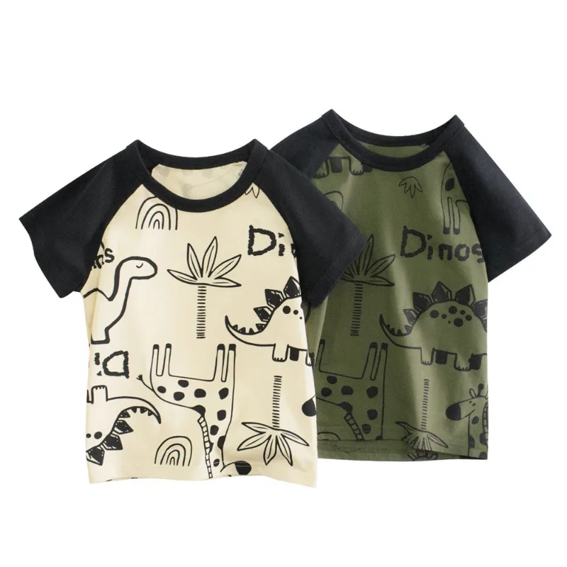 2025 Summer New Arrival Boys' Short Sleeve Cartoon Dinosaur T-Shirt Raglan Sleeve Top for Kids Children T Shirt
2025 Summer New Arrival Boys' Short Sleeve Cartoon Dinosaur T-Shirt Raglan Sleeve Top for Kids Children T Shirt