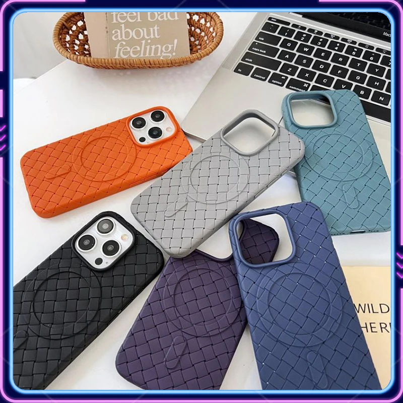 Fashion Braid For Magnetic Wireless Charging Metallic Paint Shell For iPhone 15 13 14 12 11 Pro Max Plus Solid Color Phone Case
Fashion Braid For Magnetic Wireless Charging Metallic Paint Shell For iPhone 15 13 14 12 11 Pro Max Plus Solid Color Phone Case
