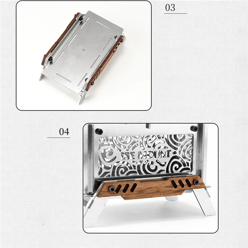 AEF5-ISE MOUNT Mini Charcoal Stove Stainless Steel Camping Firewood Stove Rack Desktop Decoration Incense Burner Aromatherapy St
AEF5-ISE MOUNT Mini Charcoal Stove Stainless Steel Camping Firewood Stove Rack Desktop Decoration Incense Burner Aromatherapy St