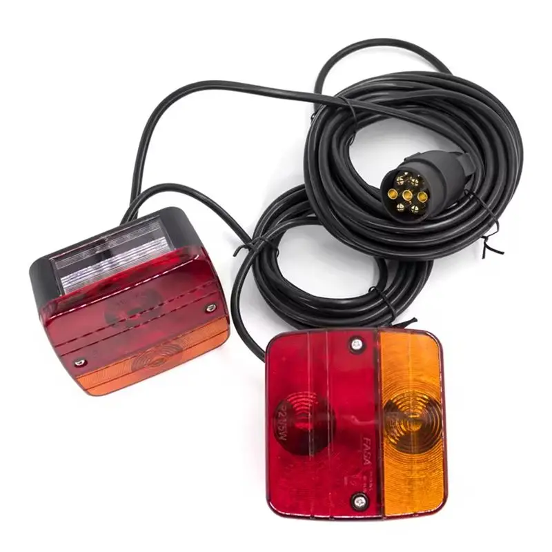 1 Set 12V Universal Rear Combination Towing Tail Light 10M LED Trailer 7 Pin Brake Stop Lamp License Number Plate-X67A
1 Set 12V Universal Rear Combination Towing Tail Light 10M LED Trailer 7 Pin Brake Stop Lamp License Number Plate-X67A