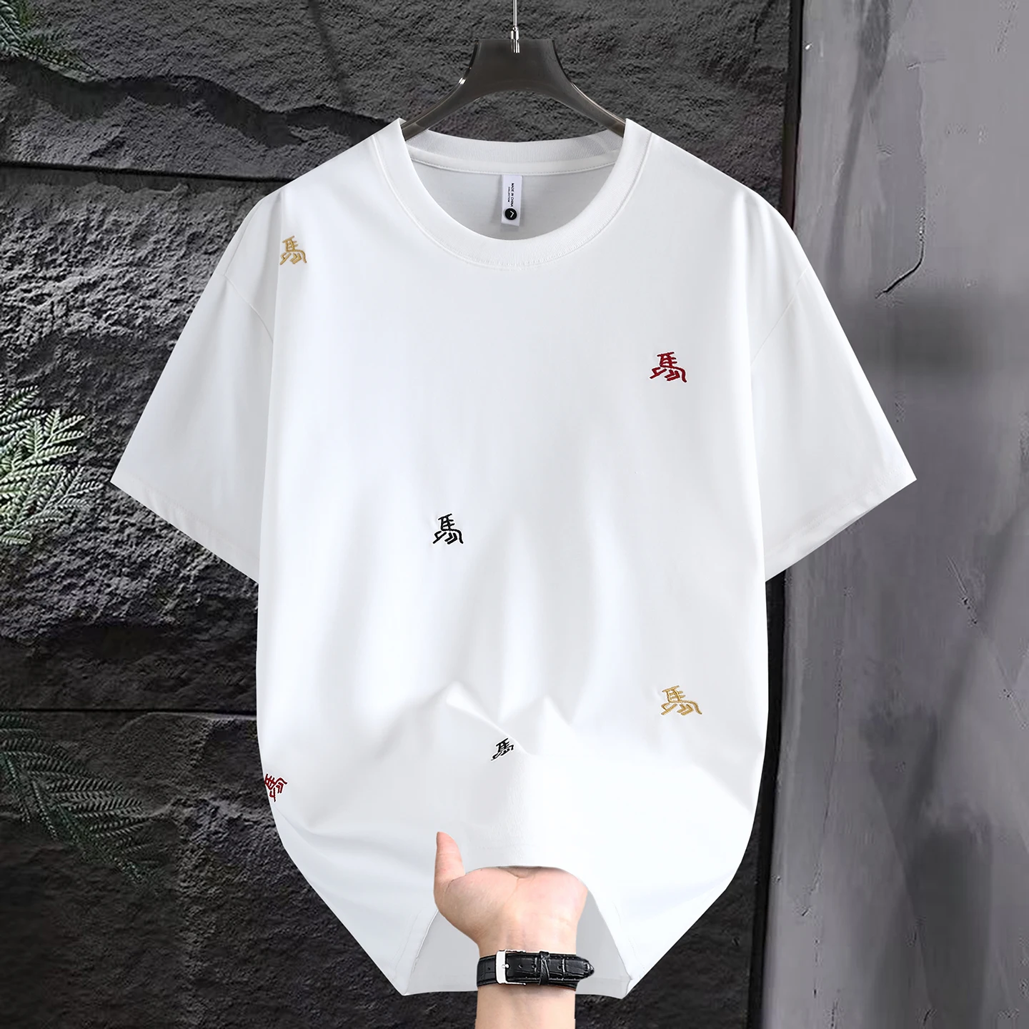 2026 Summer Men's Embroidered Fashion Casual Short-Sleeved T-Shirt Cool and Breathable
2026 Summer Men's Embroidered Fashion Casual Short-Sleeved T-Shirt Cool and Breathable