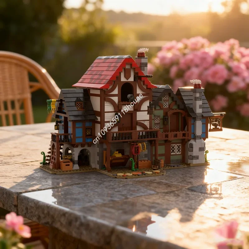 Набор для сборки средневековой улицы MOC (2421 деталь), модель замка, строительные блоки, игрушки, архитектурный конструктор, рождественский подарок, развивающий набор для самостоятельной сборки
Набор для сборки средневековой улицы MOC (2421 деталь), модель замка, строительные блоки, игрушки, архитектурный конструктор, рождественский подарок, развивающий набор для самостоятельной сборки