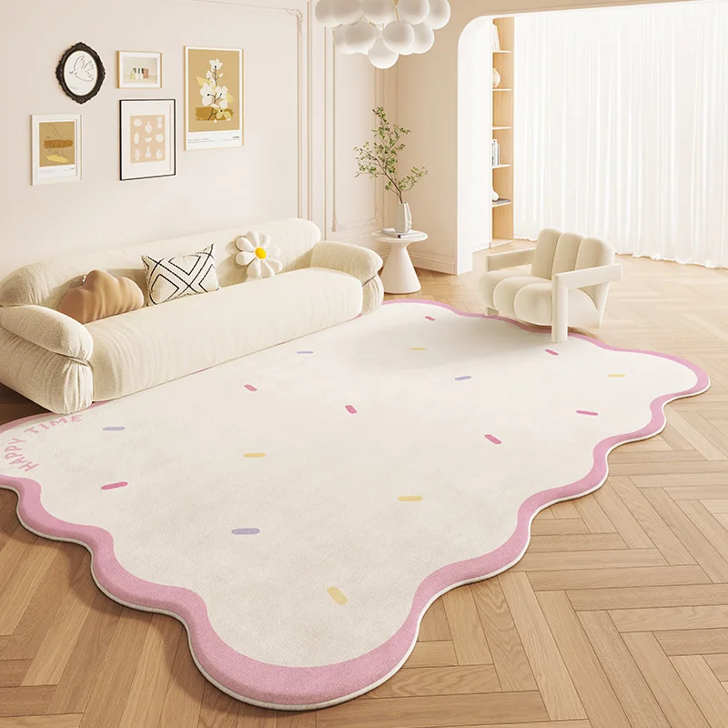 Irregular Shapes Rugs for Bedroom Thick Plush Study Floor Mat Large Area Living Room Decoration Pink Carpet Home Fluffy Soft Rug
Irregular Shapes Rugs for Bedroom Thick Plush Study Floor Mat Large Area Living Room Decoration Pink Carpet Home Fluffy Soft Rug