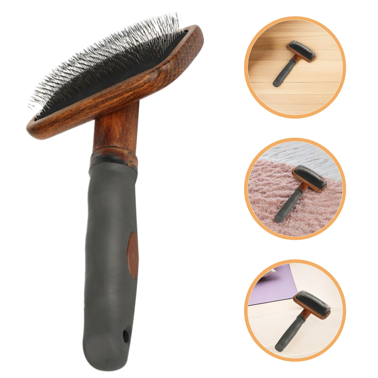 Wooden Handle Wool Felting Brush Steel Needle Slicker Carder for Smooth in Needle Felting Spinning Weaving Craft
Wooden Handle Wool Felting Brush Steel Needle Slicker Carder for Smooth in Needle Felting Spinning Weaving Craft