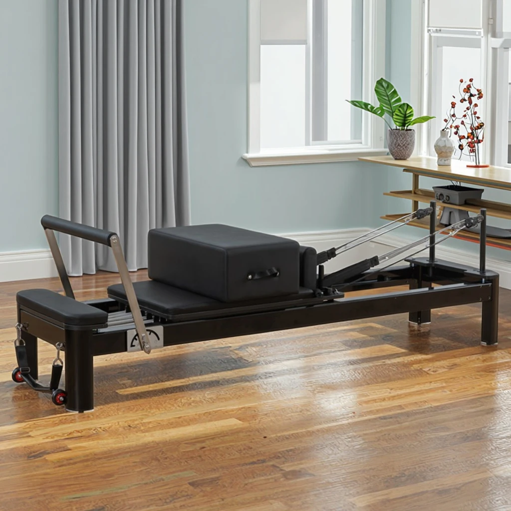 Hot Selling Durable Portable Aluminium Pilates Reformer Machine Health Equipment with Adjustable Bed for Studio Use
Hot Selling Durable Portable Aluminium Pilates Reformer Machine Health Equipment with Adjustable Bed for Studio Use