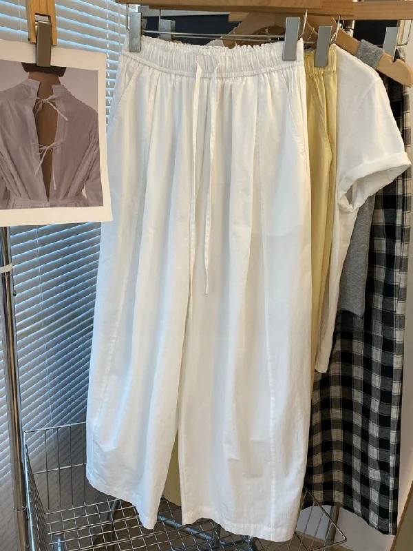 plus Size Casual Pants Women's Summer Thin Wide Leg Loose Fit Elastic Waist Bloomer Style Polyester Fiber Skin-friendly Breat...
plus Size Casual Pants Women's Summer Thin Wide Leg Loose Fit Elastic Waist Bloomer Style Polyester Fiber Skin-friendly Breat...