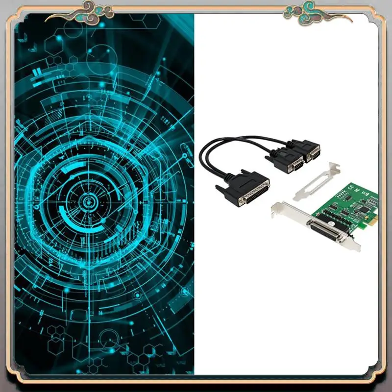 Durable PCIE Serial RS232 Ports Adapter Card Pcie X1 I/O Controller Card Pcie 2.0 Gen1 Card PCI Express XR17V352 Chipset
Durable PCIE Serial RS232 Ports Adapter Card Pcie X1 I/O Controller Card Pcie 2.0 Gen1 Card PCI Express XR17V352 Chipset
