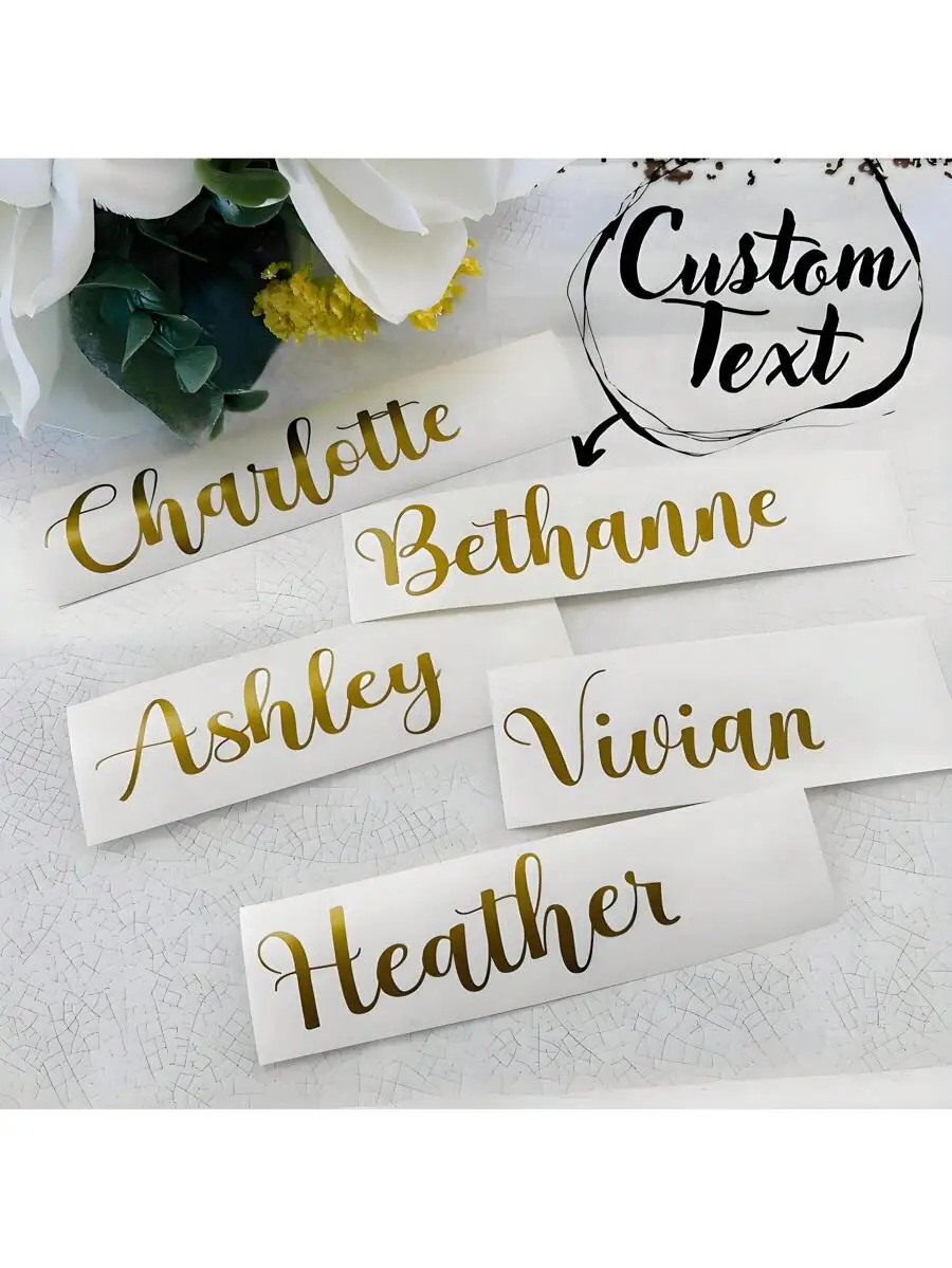1pc Personalized Custom Name Tag Stickers, 3-6 Inch Labels, Name Decal, Custom Decal Stickers, Name
1pc Personalized Custom Name Tag Stickers, 3-6 Inch Labels, Name Decal, Custom Decal Stickers, Name