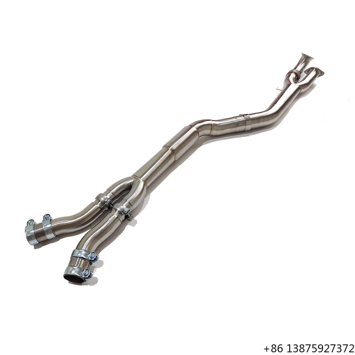 For G80 G82 M3 M4 S58 3.0T T304 Stainless Steel Exhaust System 89mm Belt Resonator Monotube Midpipe Ecnal Product
For G80 G82 M3 M4 S58 3.0T T304 Stainless Steel Exhaust System 89mm Belt Resonator Monotube Midpipe Ecnal Product