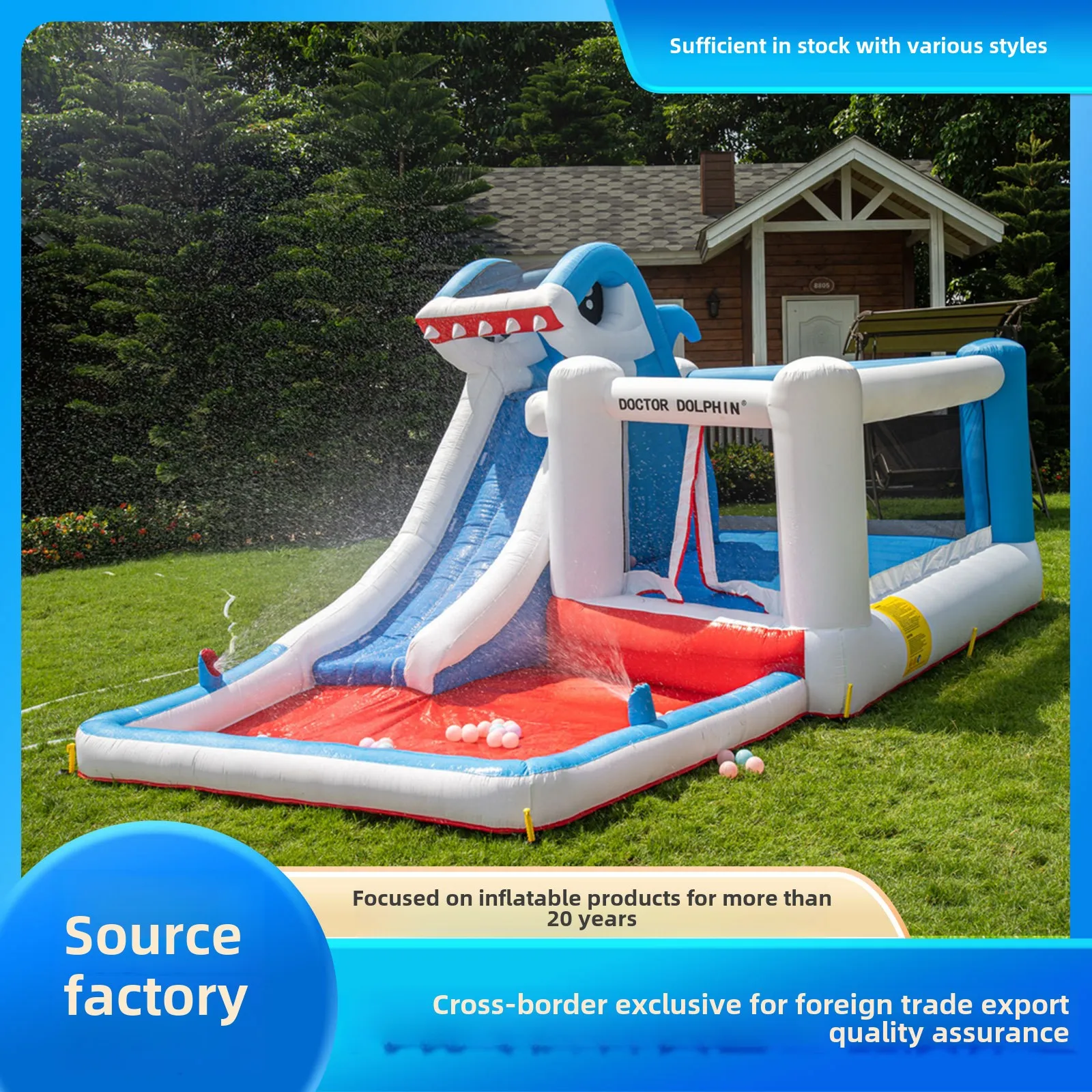 Household children's inflatable castle, children's outdoor water jet slide inflatable slide pool
Household children's inflatable castle, children's outdoor water jet slide inflatable slide pool