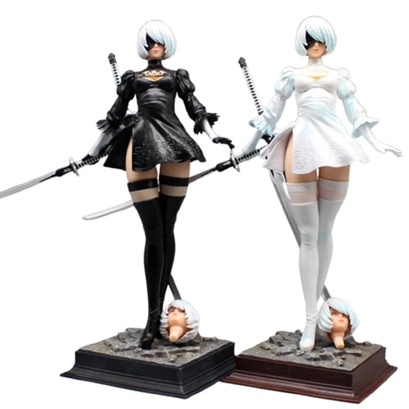 Экшн-фигурки из игры Nier Automata, игрушки Yorha 2B, фигурки аниме, асимметричная фигурка 27 см GK, модель, периферийный подарок
Экшн-фигурки из игры Nier Automata, игрушки Yorha 2B, фигурки аниме, асимметричная фигурка 27 см GK, модель, периферийный подарок