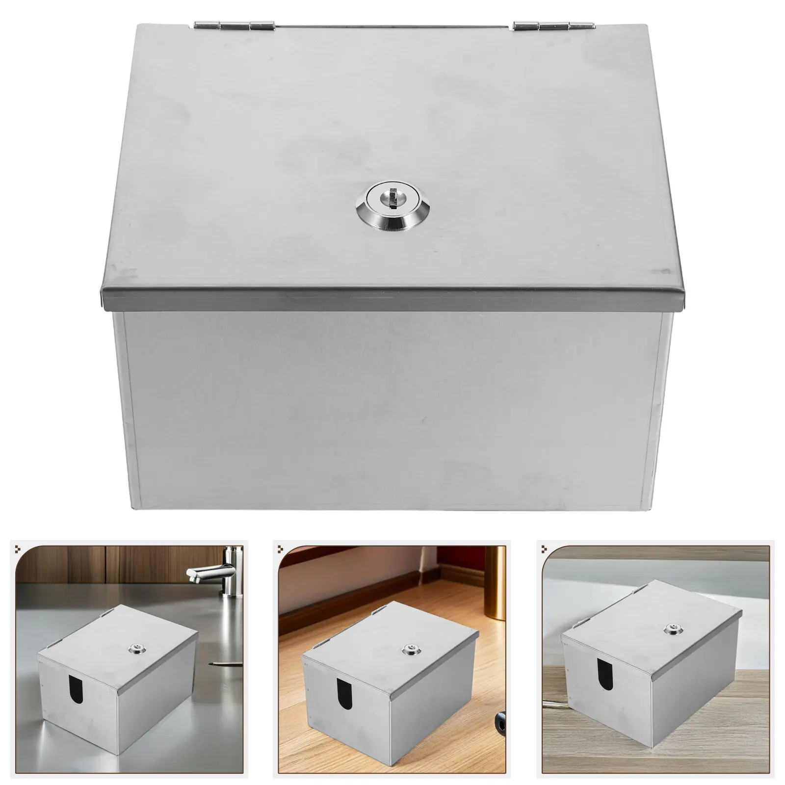 Waterproof Stainless Steel Socket Box for Outdoor Use Lockable Anti-Theft Protective Cover for Electrical Outlets in Parks
Waterproof Stainless Steel Socket Box for Outdoor Use Lockable Anti-Theft Protective Cover for Electrical Outlets in Parks