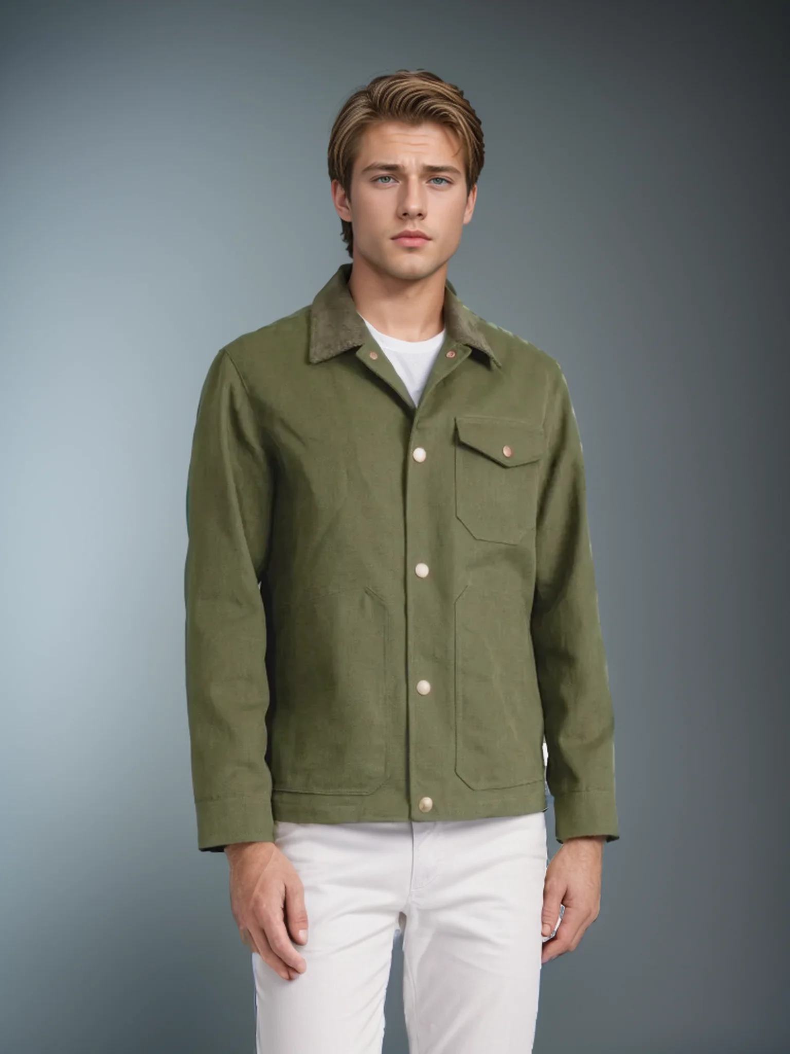 2024 Spring and Autumn Thin Youth Jacket Daily Casual Men's Top Workwear Style Jacket Clothing
2024 Spring and Autumn Thin Youth Jacket Daily Casual Men's Top Workwear Style Jacket Clothing