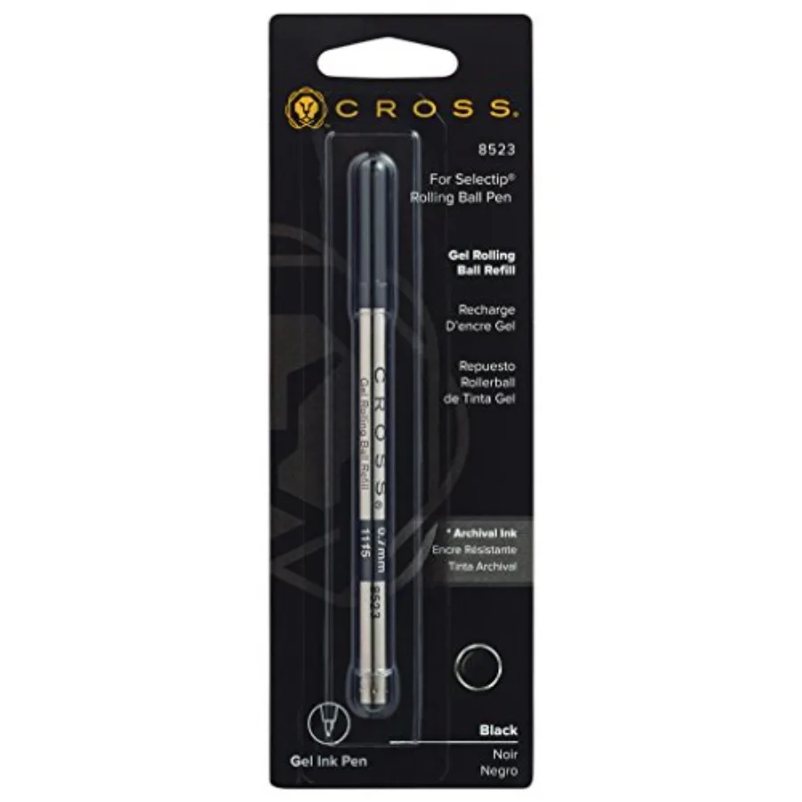 Selectip Gel Rollingball Pen Refill, Black, 1 per Card 8523
Selectip Gel Rollingball Pen Refill, Black, 1 per Card 8523