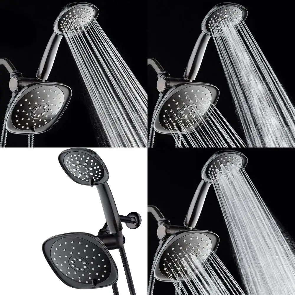 Элегантная душевая система 7.3 с высоким давлением: комбинированная лейка и ручной душ с шлангом 72 дюйма, цвет — бронза с эффектом состаривания
Элегантная душевая система 7.3 с высоким давлением: комбинированная лейка и ручной душ с шлангом 72 дюйма, цвет — бронза с эффектом состаривания