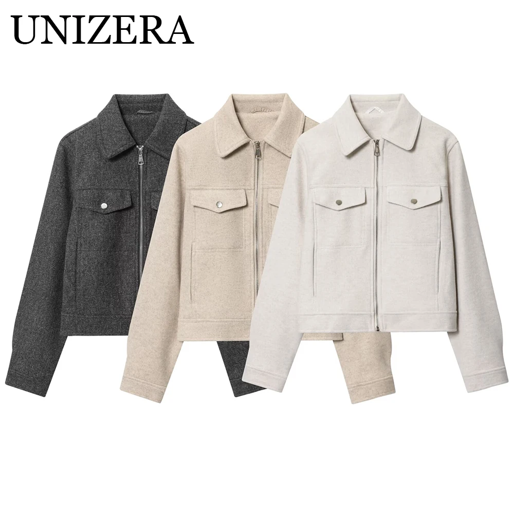 Autumn new women's clothing European and American style fashionable soft zipper pocket decoration jacket jacket
Autumn new women's clothing European and American style fashionable soft zipper pocket decoration jacket jacket