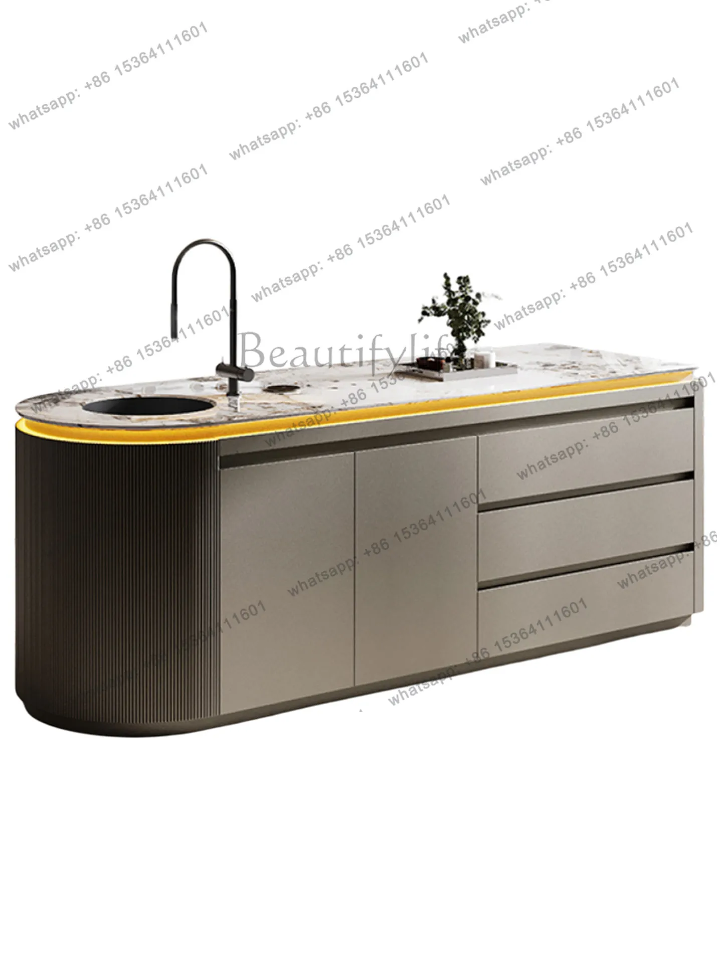 Italian solid wood arc kitchen rock slab island dining table integrated cabinet
Italian solid wood arc kitchen rock slab island dining table integrated cabinet