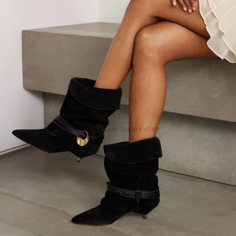 Зимние новые кожаные ботинки на каблуке «котенок», черные/коричневые замшевые женские ботинки на низком каблуке с завязками в стиле вестерн, дизайнерская обувь
Зимние новые кожаные ботинки на каблуке «котенок», черные/коричневые замшевые женские ботинки на низком каблуке с завязками в стиле вестерн, дизайнерская обувь