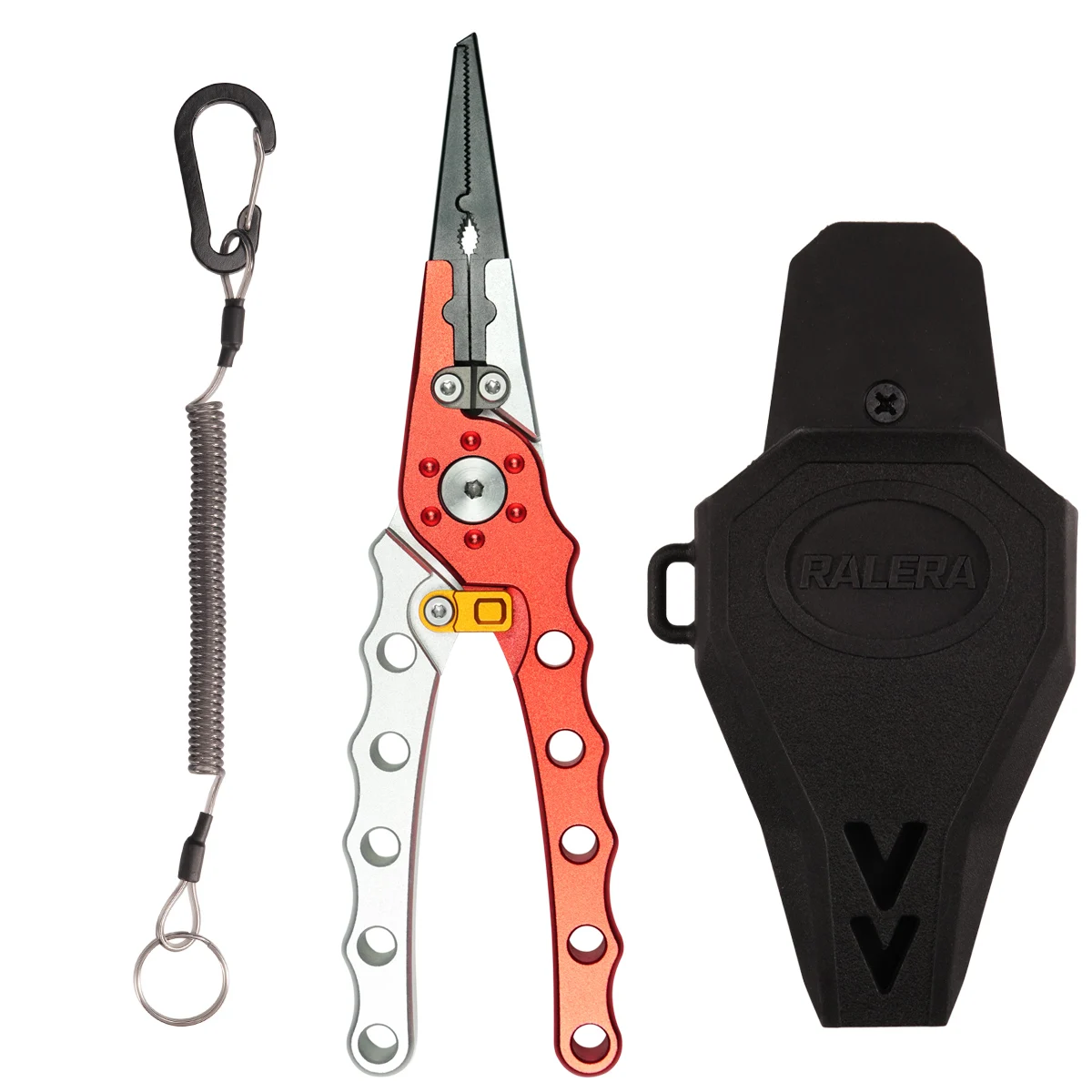 Multi functional aluminum alloy fishing pliers pliers sleeve lost grip rope
Multi functional aluminum alloy fishing pliers pliers sleeve lost grip rope