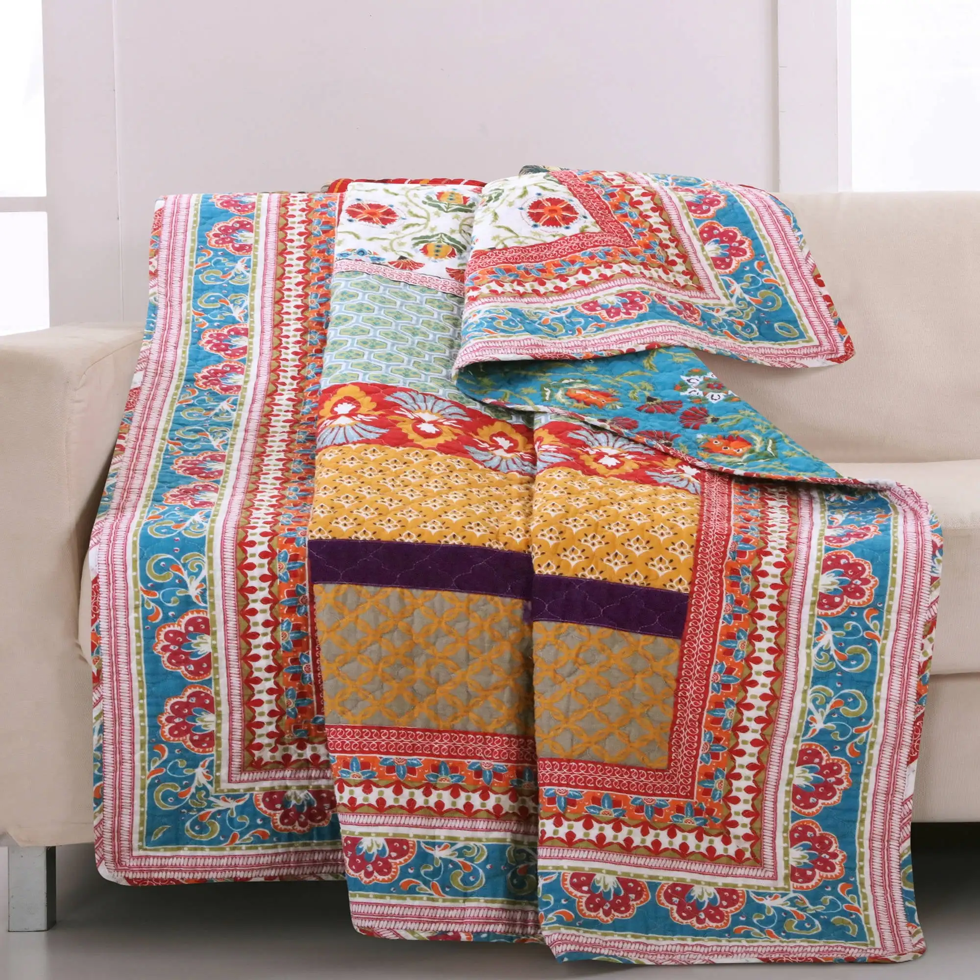 Одеяло Greenland Home Fashions Thalia из 100% хлопка, двустороннее, бархатное украшение, 50 Вт x 60 л, танго
Одеяло Greenland Home Fashions Thalia из 100% хлопка, двустороннее, бархатное украшение, 50 Вт x 60 л, танго