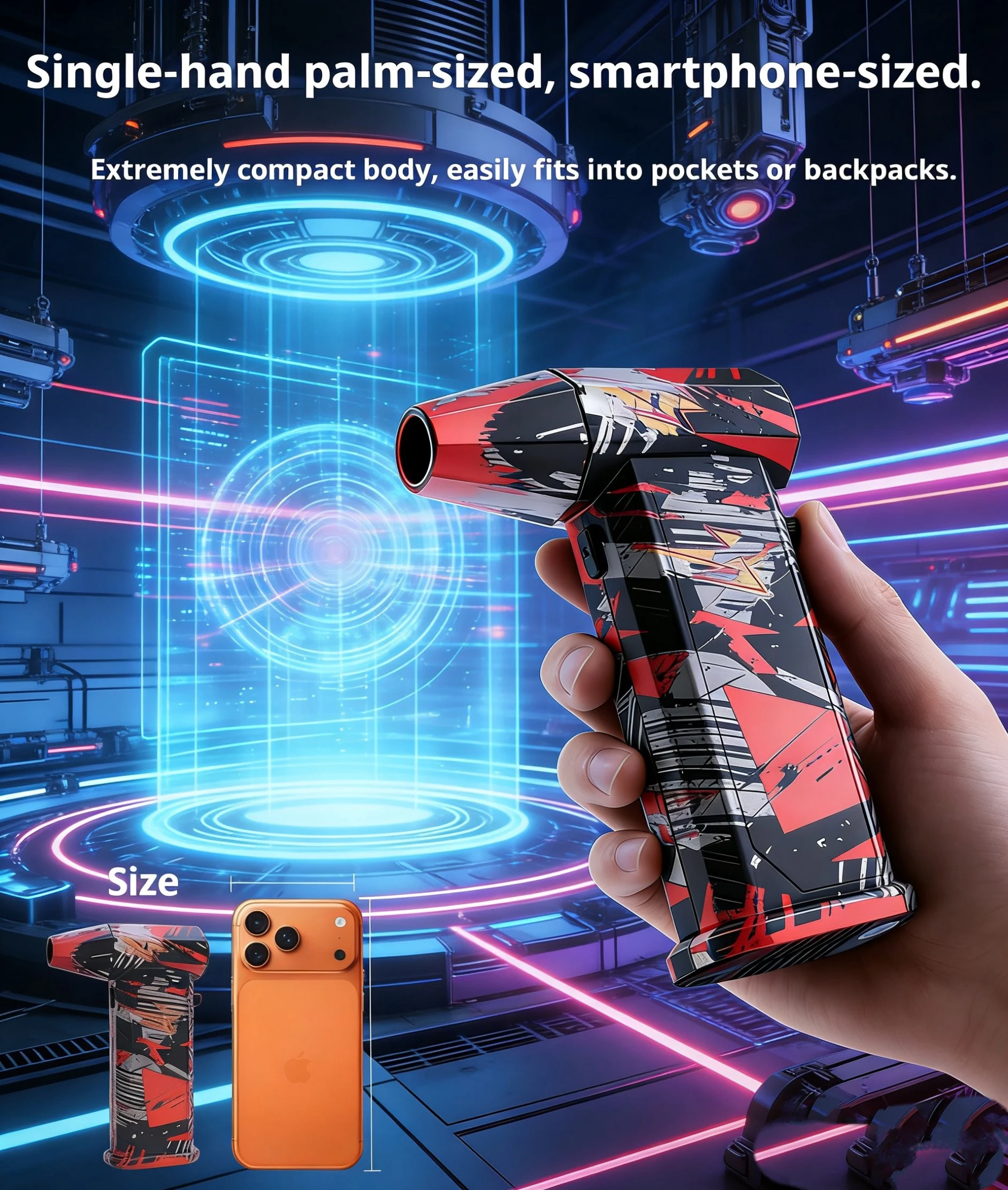 800000 RPM X9 Brushless 10000mAh Motor Electric Turbo Jet Fan High-Speed Turbo Violent Fan Rechargeable Powerful Dust Blower
800000 RPM X9 Brushless 10000mAh Motor Electric Turbo Jet Fan High-Speed Turbo Violent Fan Rechargeable Powerful Dust Blower