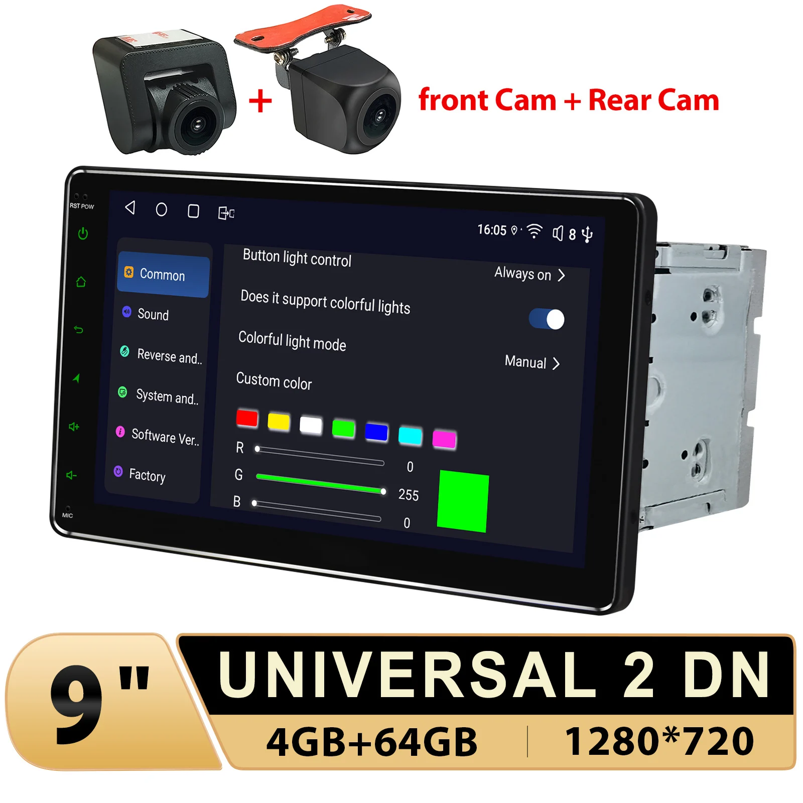 JOYFORWA 9"Android 12.0 Car Radio Stereo Double Din Universal Head Unit Supports Apple Carplay Android Auto HDMI Output
JOYFORWA 9"Android 12.0 Car Radio Stereo Double Din Universal Head Unit Supports Apple Carplay Android Auto HDMI Output
