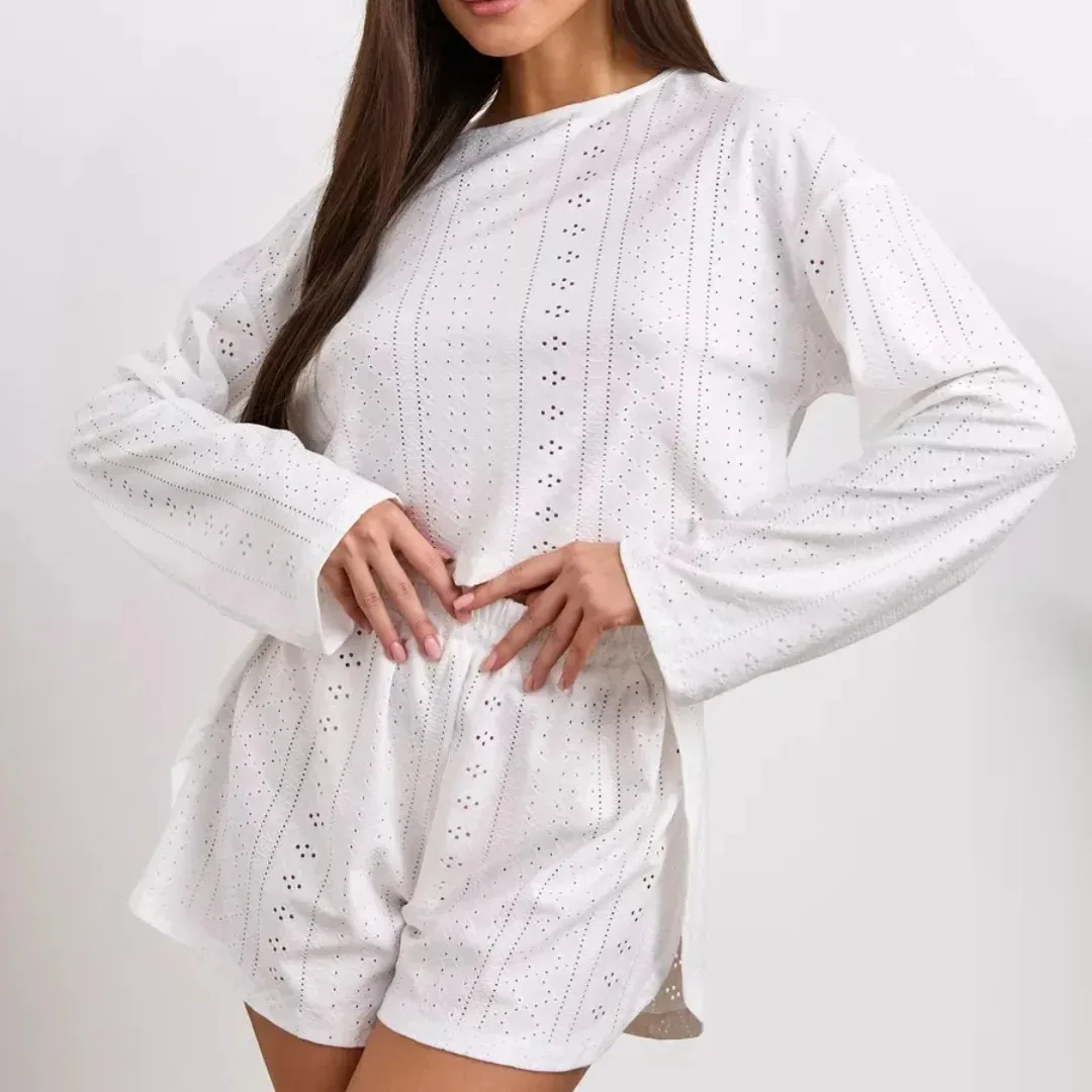 New Fashionable Sleeveless Home Clothes Set Hollow out Breathable Pink Floral Print Sleepwear Comfortable Women's Skirt Suit
New Fashionable Sleeveless Home Clothes Set Hollow out Breathable Pink Floral Print Sleepwear Comfortable Women's Skirt Suit