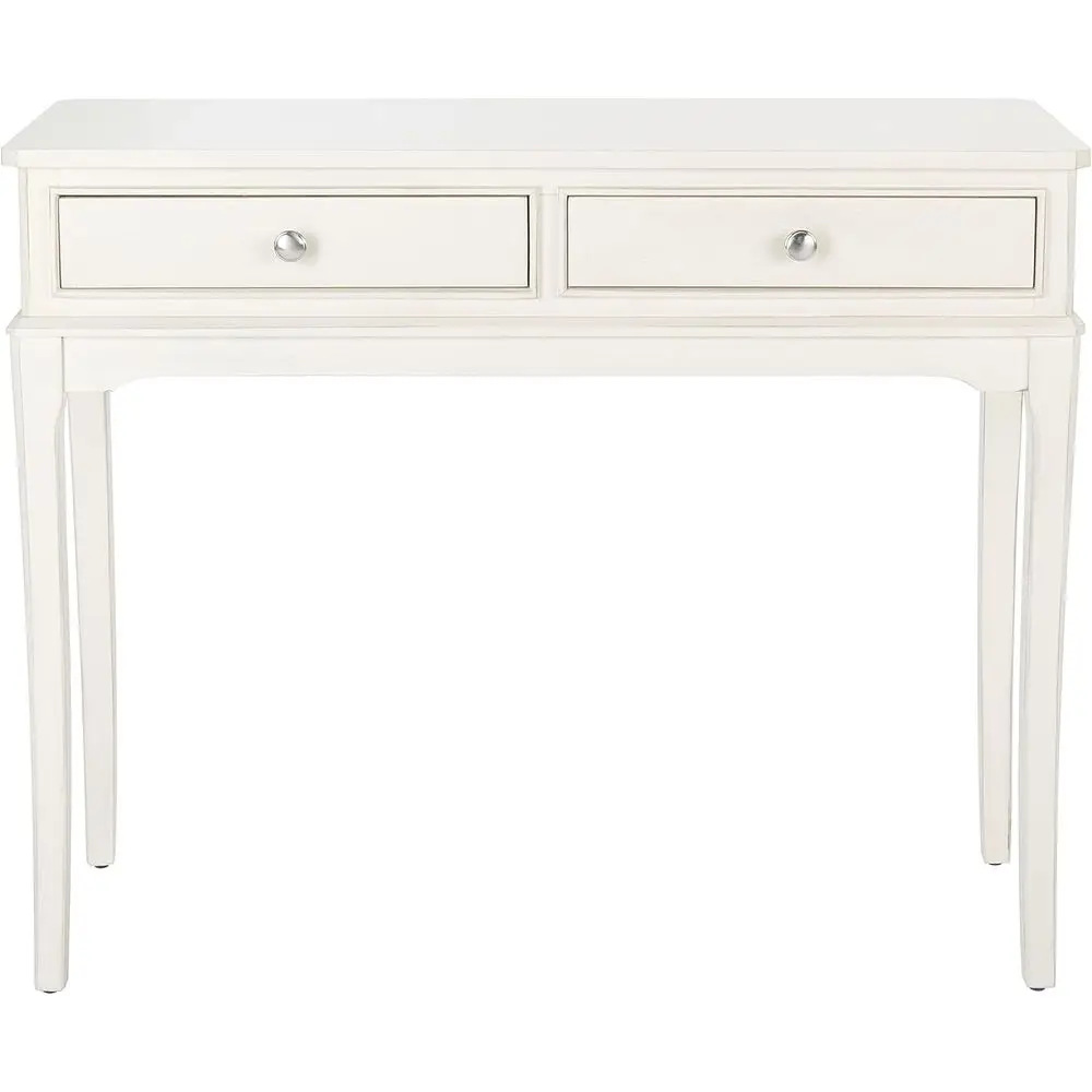 Opalescent Distressed White 2-Drawer Table
Opalescent Distressed White 2-Drawer Table