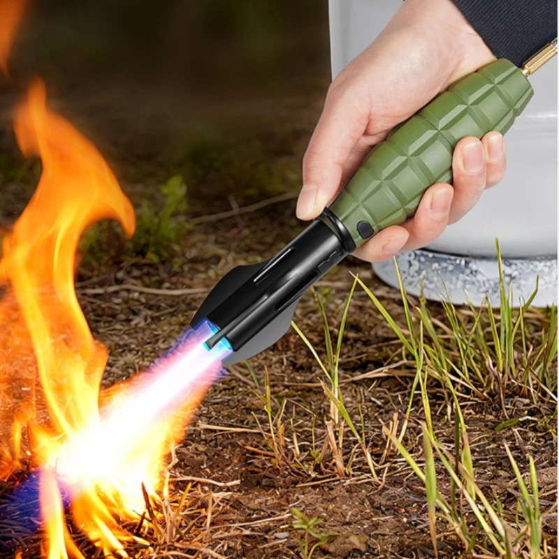 Outdoor Multifunctional High Firepower Flamethrower Windproof Spray Flame Camping Barbecue Kitchen Lighter with Safety Lock
Outdoor Multifunctional High Firepower Flamethrower Windproof Spray Flame Camping Barbecue Kitchen Lighter with Safety Lock