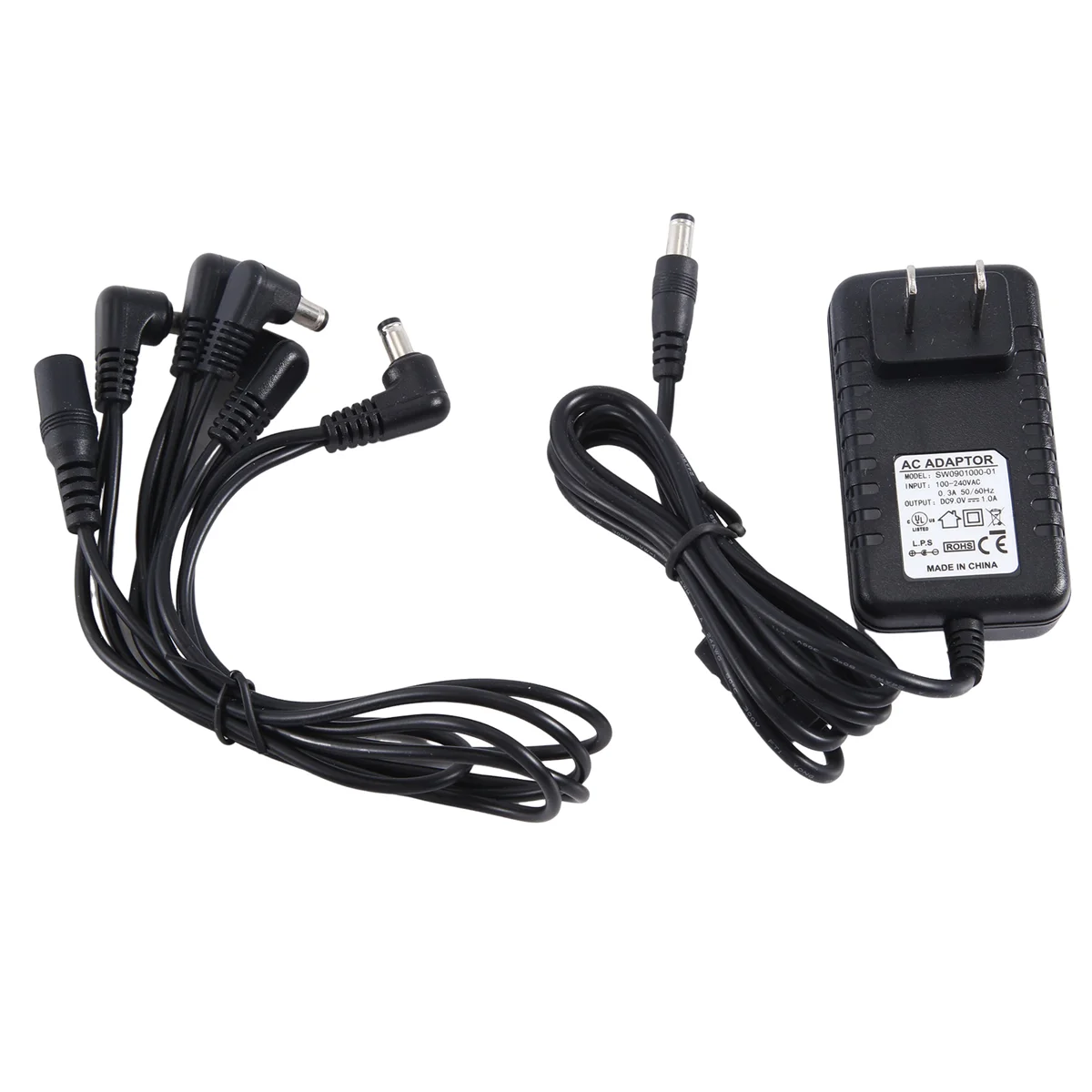 N17R Guitar Effect Pedal Power Supply Adapter 9V Tip Negative 5 Way Daisy Chain Cables for Guitar Effect Pedal,US Plug
N17R Guitar Effect Pedal Power Supply Adapter 9V Tip Negative 5 Way Daisy Chain Cables for Guitar Effect Pedal,US Plug