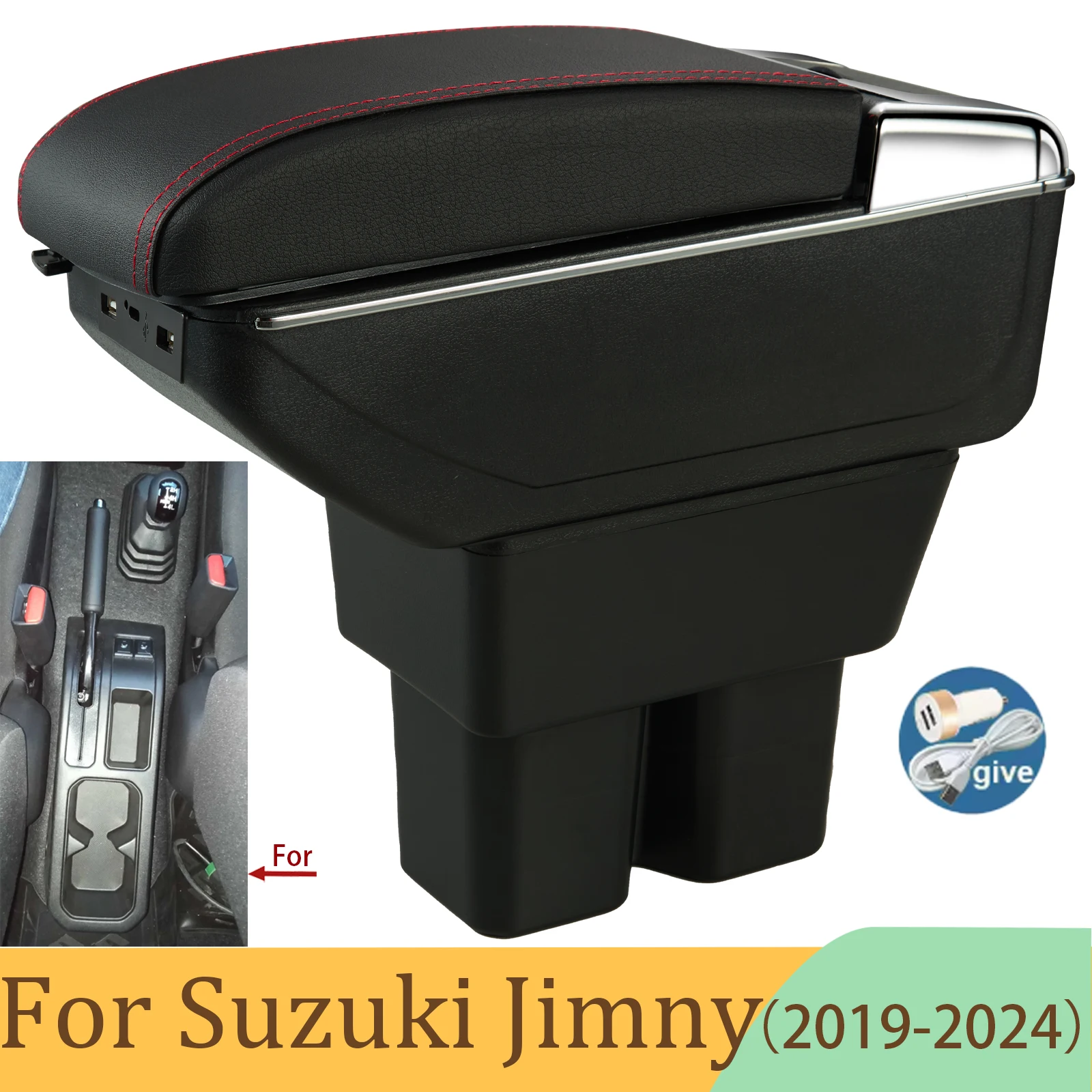 For Suzuki Jimny Armrest Box For Suzuki Jimny JB74 Car Armrest 2019-2024 Storage Box Cup holder Retrofit Interior Car Accessorie
For Suzuki Jimny Armrest Box For Suzuki Jimny JB74 Car Armrest 2019-2024 Storage Box Cup holder Retrofit Interior Car Accessorie