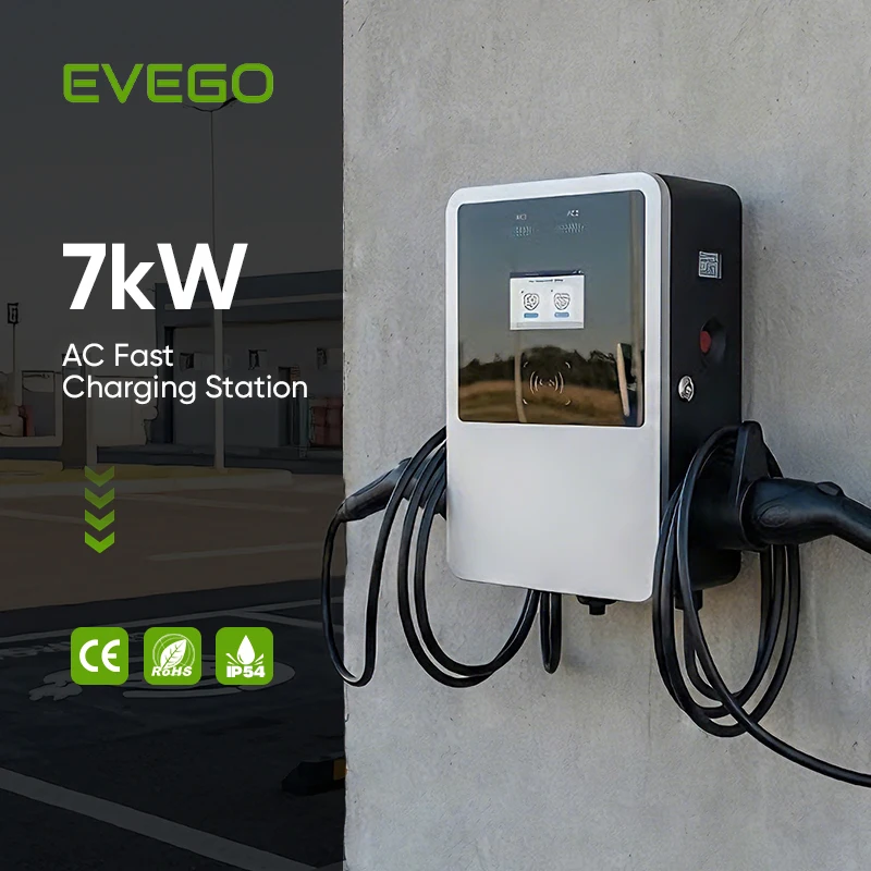 CE Certificate Type2 Portable EV Charger 7kW 16A Wall-mount AC Home Charging Station For Various Electric Vehicles
CE Certificate Type2 Portable EV Charger 7kW 16A Wall-mount AC Home Charging Station For Various Electric Vehicles