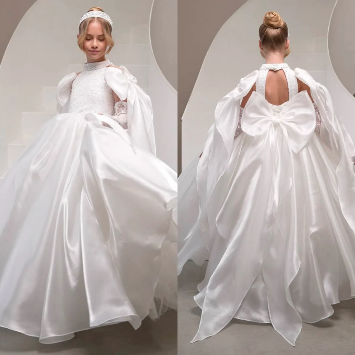Customized White Flower Girl Dresses For Wedding Princess Ballgown Birthday Party First Communion Dress Pageant Gown
Customized White Flower Girl Dresses For Wedding Princess Ballgown Birthday Party First Communion Dress Pageant Gown