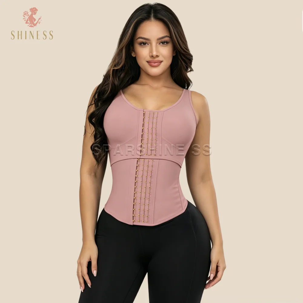 Fajas Colombianas Compression Waist Trainer Corset Body Shaper with Bust Support Muti Hooks Postpartum Liposuction Shapewear
Fajas Colombianas Compression Waist Trainer Corset Body Shaper with Bust Support Muti Hooks Postpartum Liposuction Shapewear