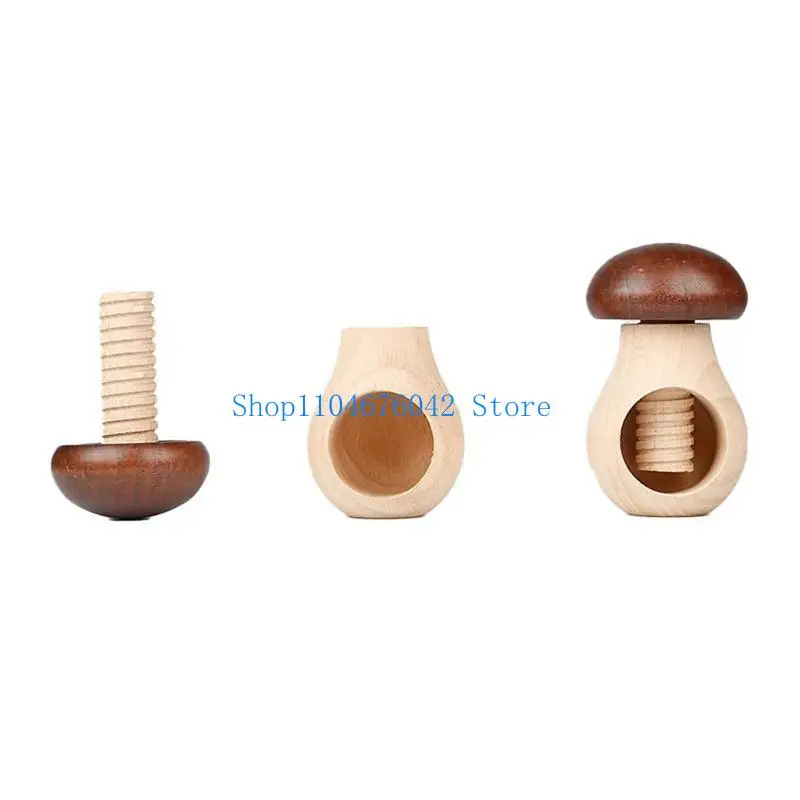 652F Mushroom Wooden Nut Sheller Nonslip Grip Nutcrackers for Kids and Seniors
652F Mushroom Wooden Nut Sheller Nonslip Grip Nutcrackers for Kids and Seniors