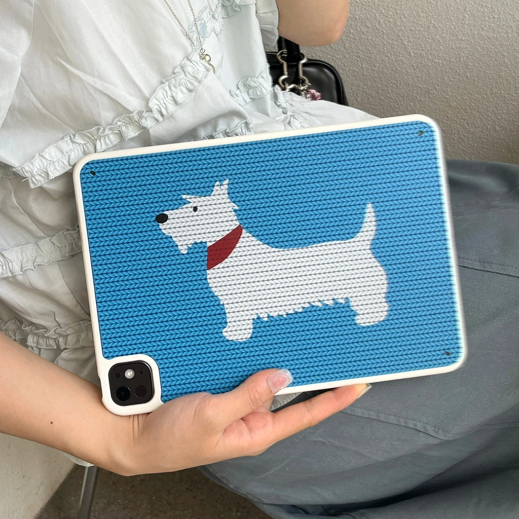Cute Blue Woven Pattern Puppy Tablet Case for IPad Air 11" 13" Pro 12.9" 9.7" 5th 6th 10.2" 7th 8th 9th 10th Air 3 4 5 6 Cover
Cute Blue Woven Pattern Puppy Tablet Case for IPad Air 11" 13" Pro 12.9" 9.7" 5th 6th 10.2" 7th 8th 9th 10th Air 3 4 5 6 Cover