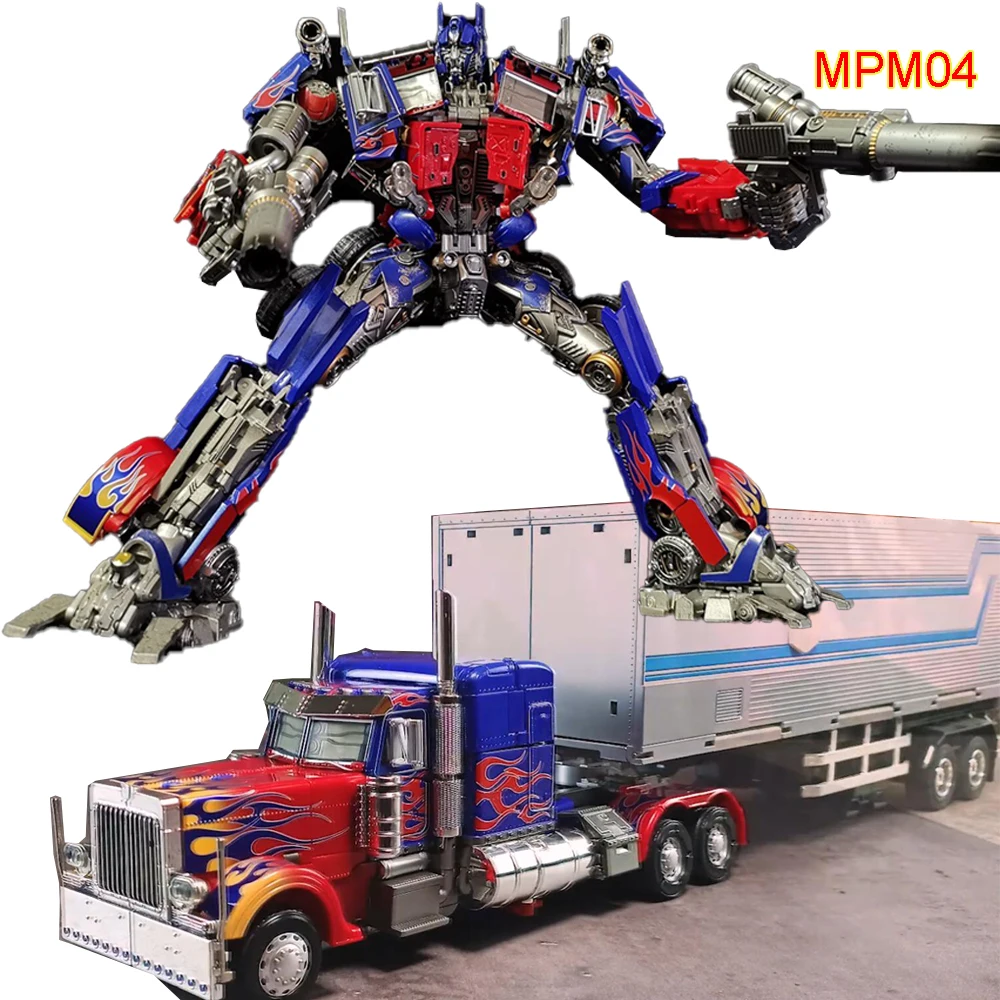 Black Apple Model Thunder Leader MPM04 Transformation Toys Optimus OP Commander MPM-04 Robot With Trailers Tactical Container
Black Apple Model Thunder Leader MPM04 Transformation Toys Optimus OP Commander MPM-04 Robot With Trailers Tactical Container